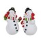 Transpac 6.25 In Happy Snowman Christmas Figurine Set , Christmas Decor Christmas Candy Cane Coal Buttons